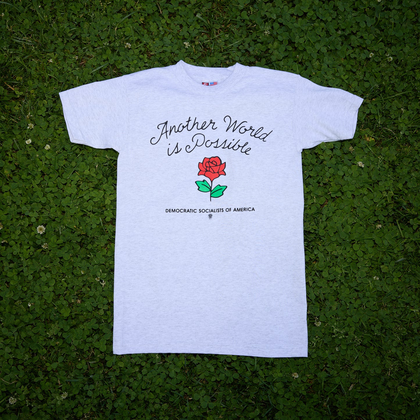 Another World Is Possible t-shirt designed by Billie Fabrikant