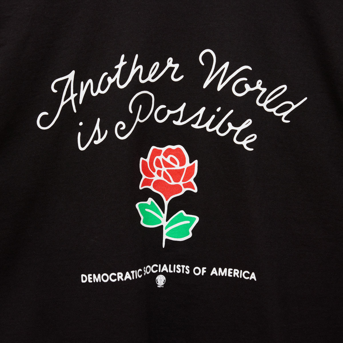 Another World Is Possible t-shirt designed by Billie Fabrikant