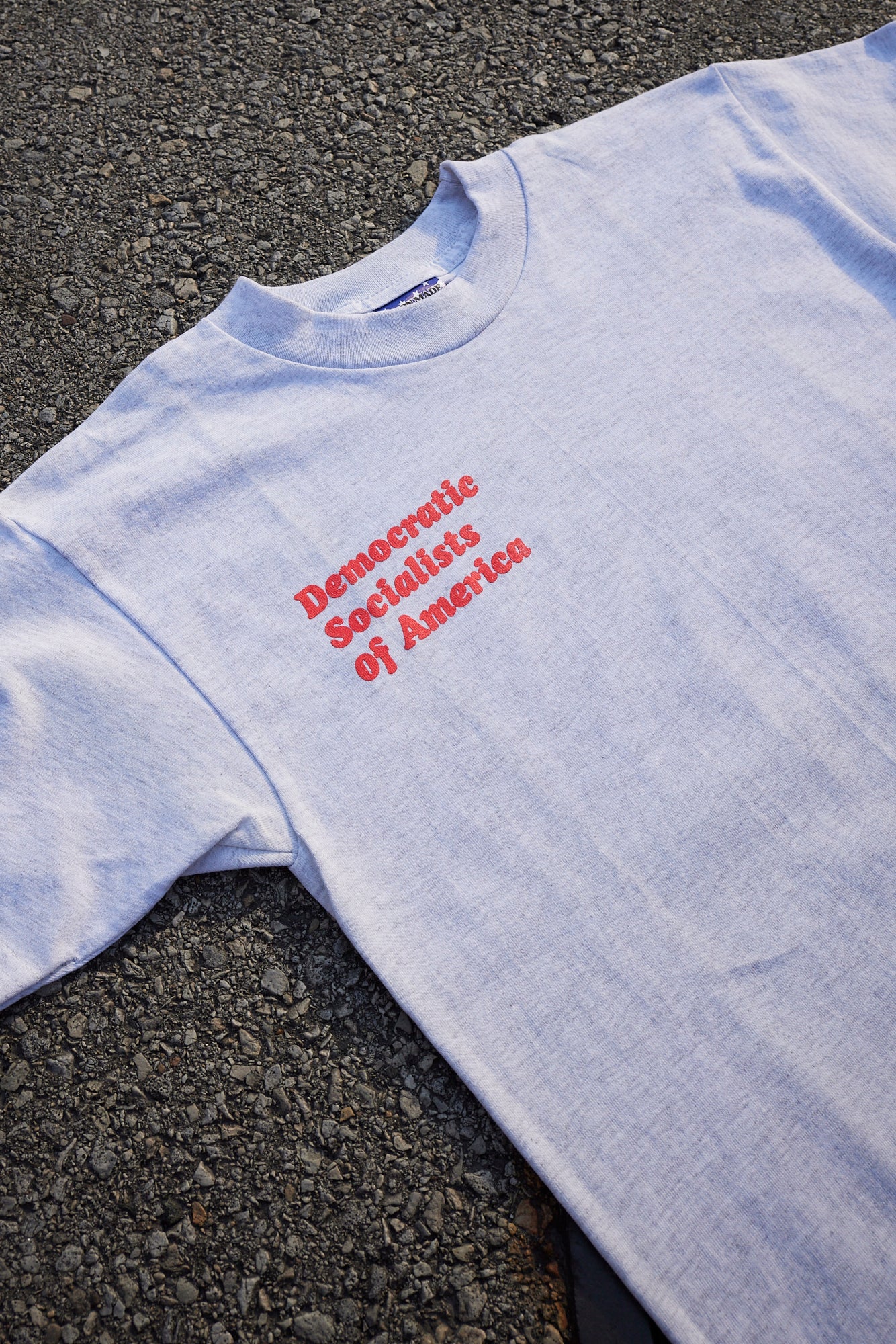 DSA "A Better World is Possible" Ash Grey Tee