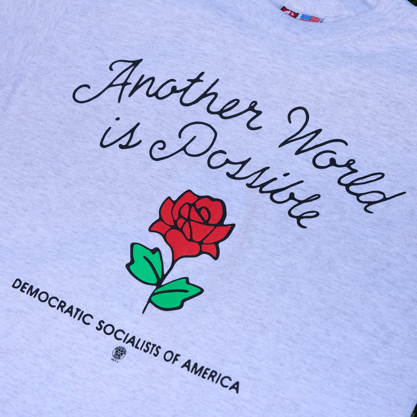 Another World Is Possible t-shirt designed by Billie Fabrikant