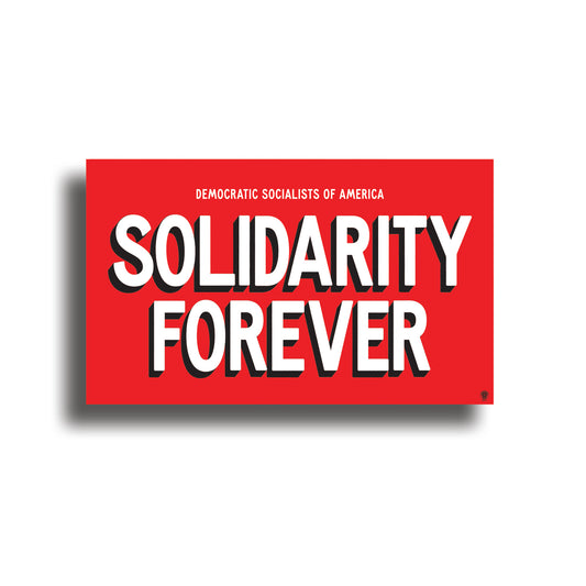 DSA Solidarity Forever Banner
